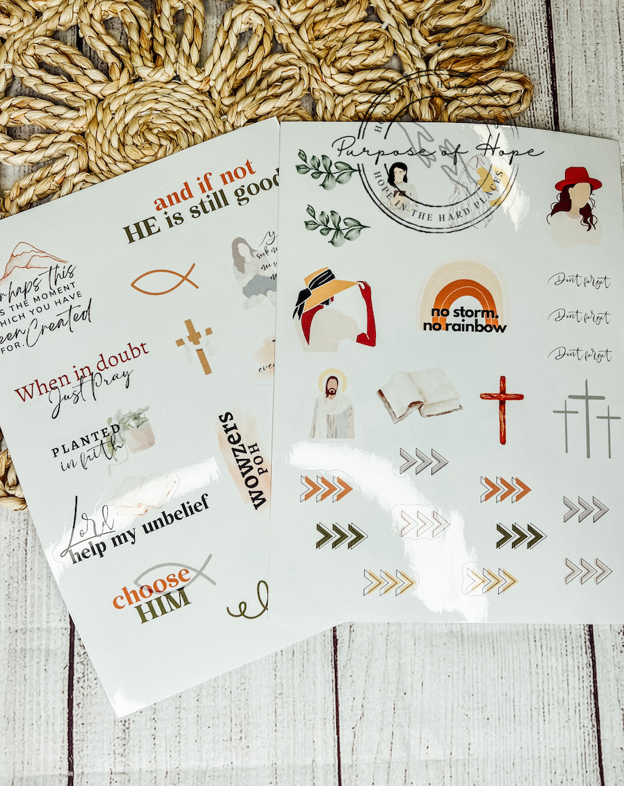 Bible Journaling Stickers Set 2 – purposeofhope