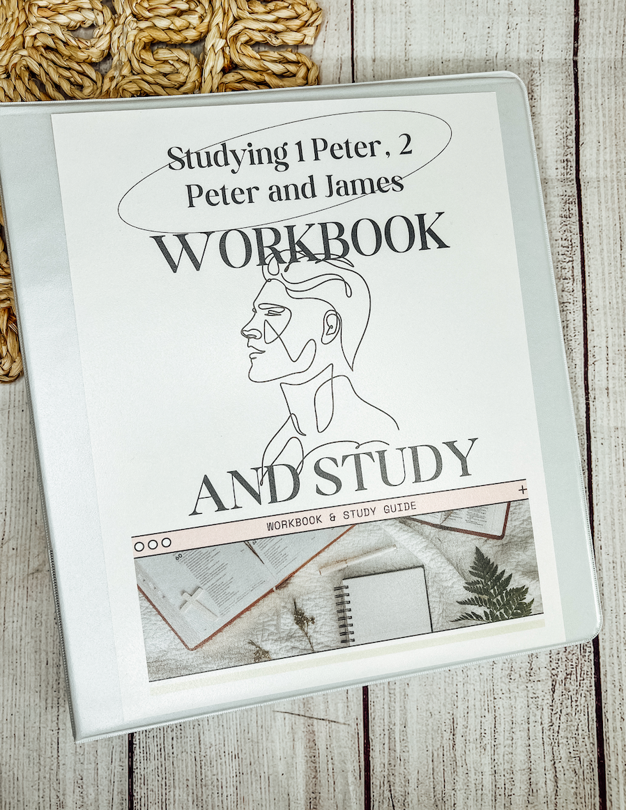 Study Binder: James, 1 and 2 Peter Combo With Workbook and Verse by Verse Study