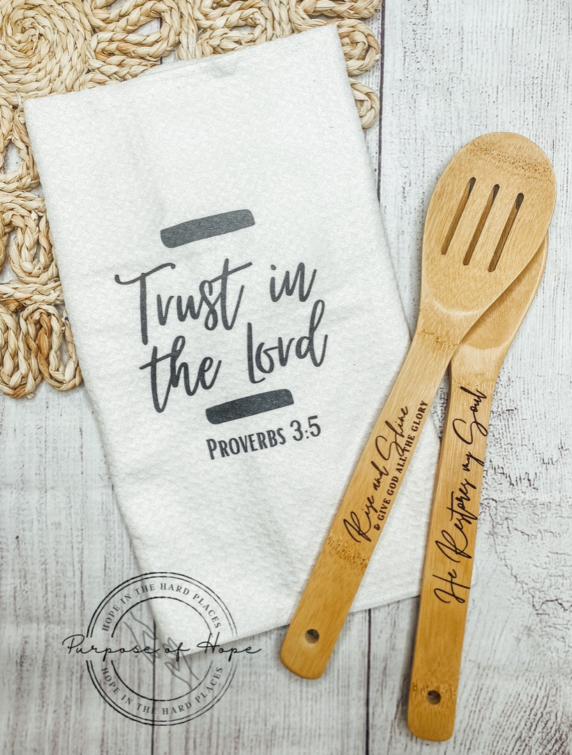 Trust in the Lord Dish Towel